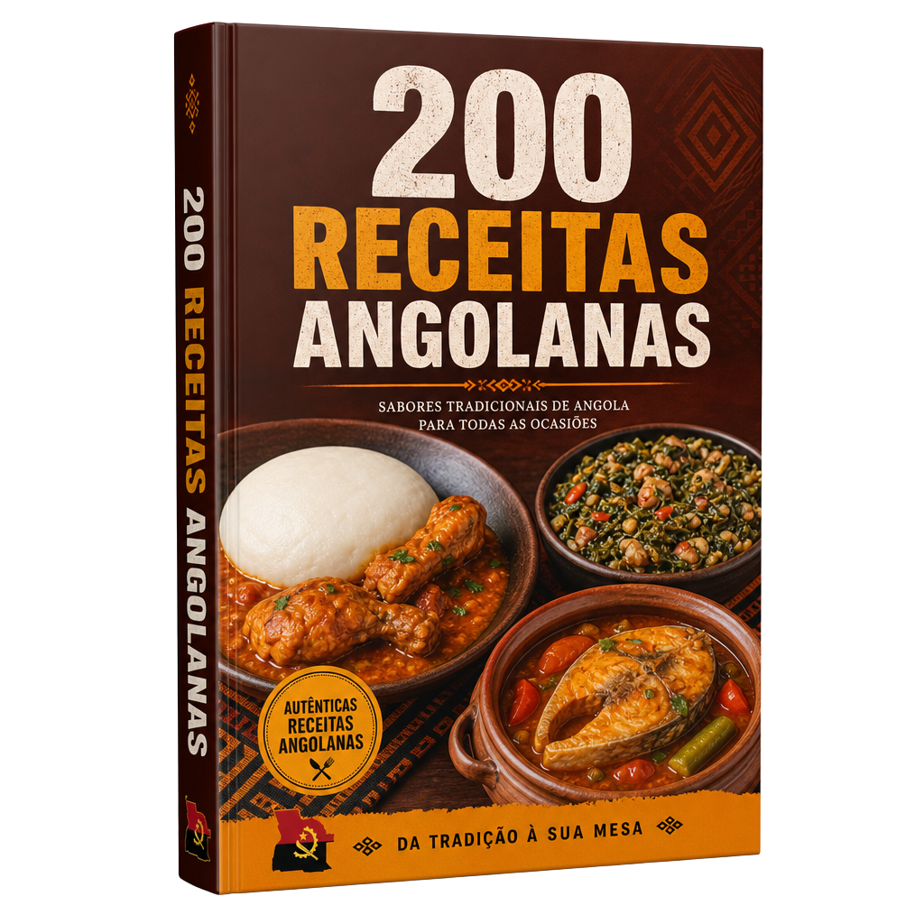 Livro digital com 200 receitas angolanas